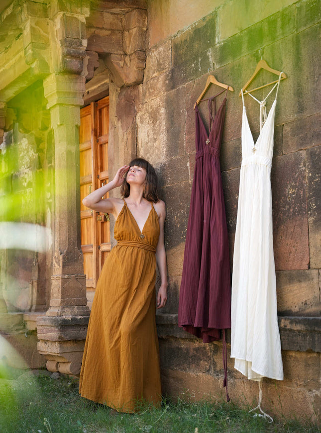 Inanna Festival jurk Turmeric