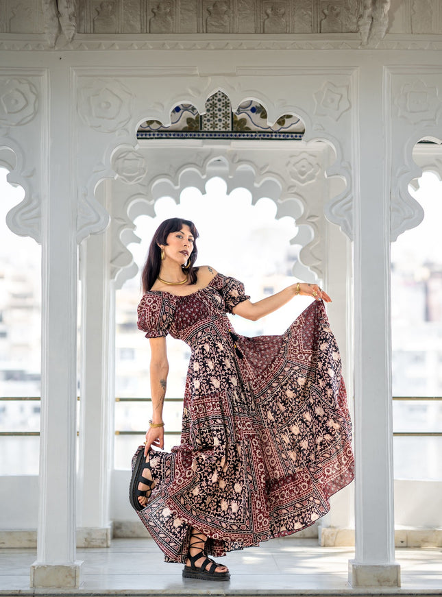 Vaiana Zomerjurk - Korte mouw print