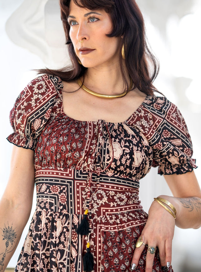 Vaiana Zomerjurk - Korte mouw print