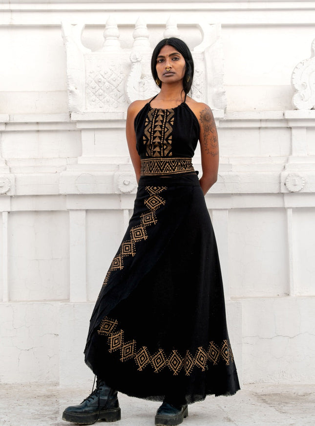 Mystic Mesa Omslagrok Zwart