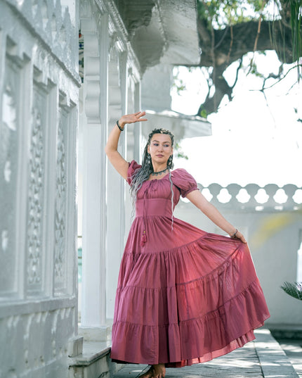 Vaiana Zomerjurk - Korte mouw Pastel roze