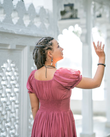 Vaiana Zomerjurk - Korte mouw Pastel roze