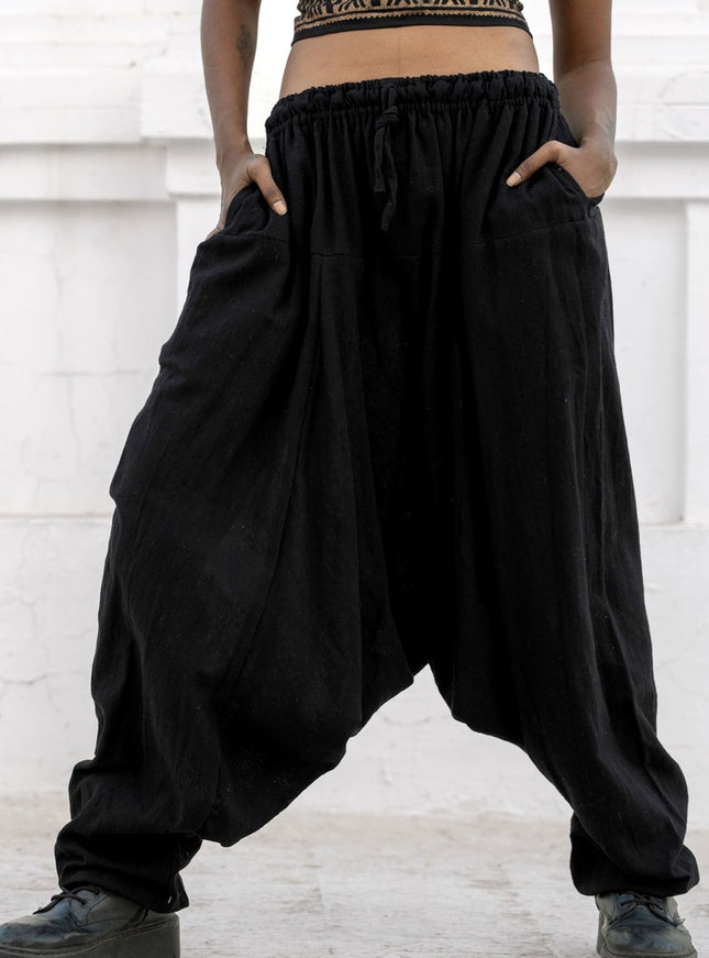 Zenya Harem Pant Zwart