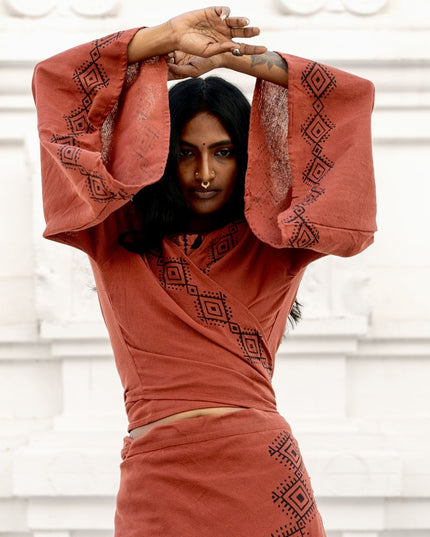 Mystic Mesa Wraptop Terracotta