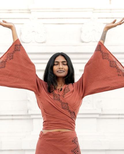 Mystic Mesa Wraptop Terracotta