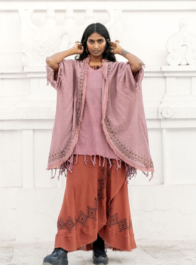 Terra Soul Kimono Oud Roze