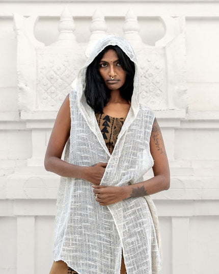 Rhea Boho Cardigan Off White