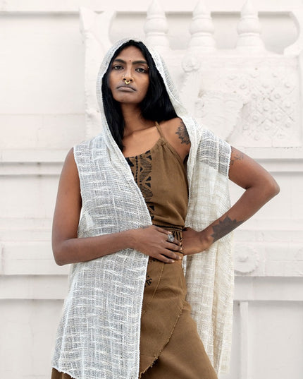 Rhea Boho Cardigan Off White