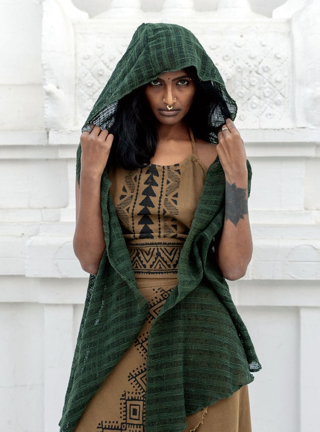 Gaia Boho vest Groen