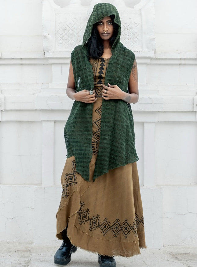 Gaia Boho vest Groen