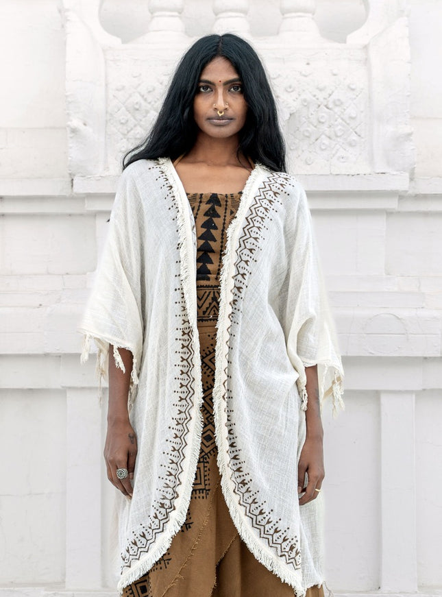 Terra Soul Kimono Gebroken Wit