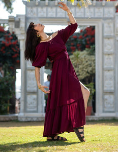 Luna Dress Warm Orange