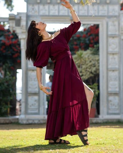 Luna Dress Warm Orange