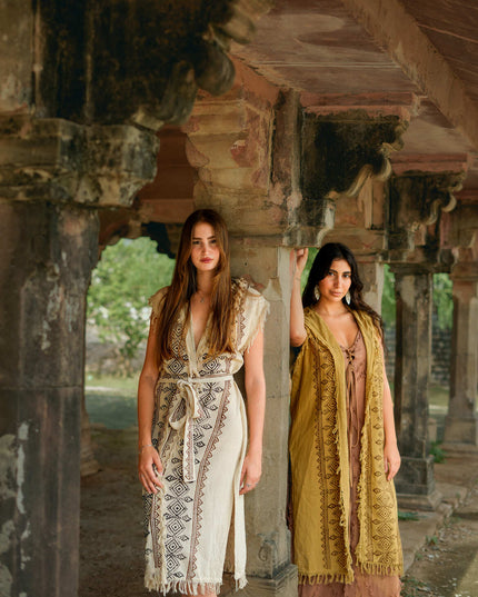 Soul wrap kimono Camel