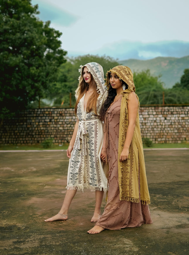 Soul wrap kimono Gebroken Wit