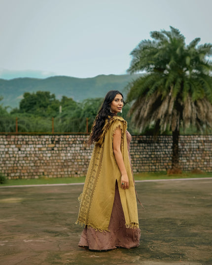 Soul wrap kimono Camel