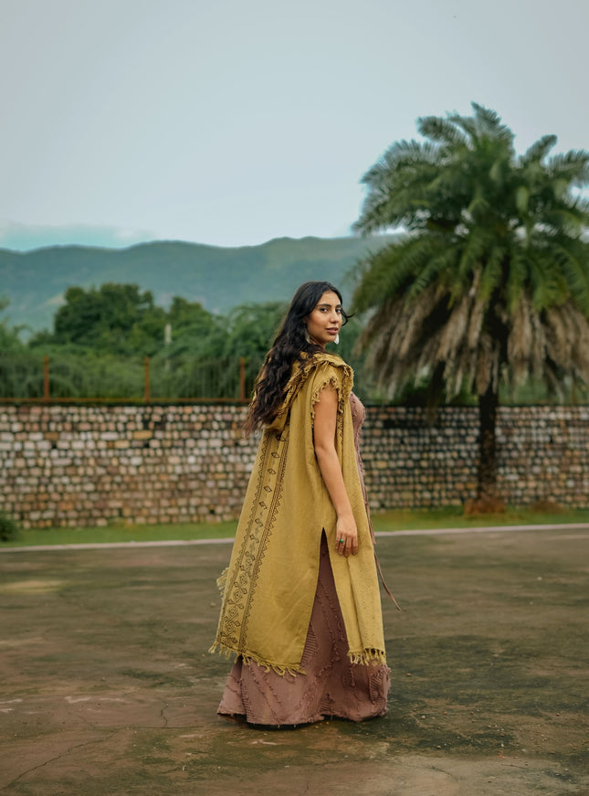 Soul wrap kimono Camel