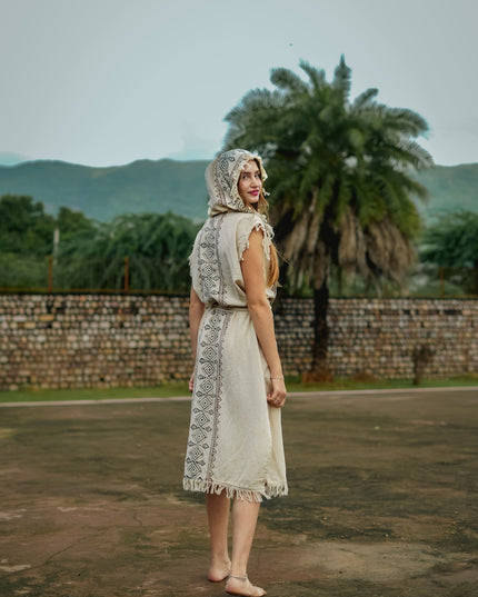 Soul wrap kimono Off White