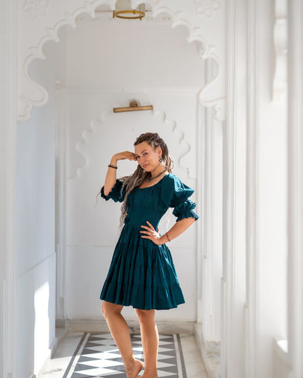 Kurzes Vaiana-Kleid Schwarz 