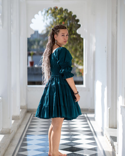 Kurzes Vaiana-Kleid Schwarz 