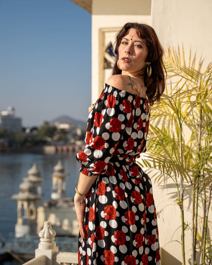 Luna Kleid Warm Orange