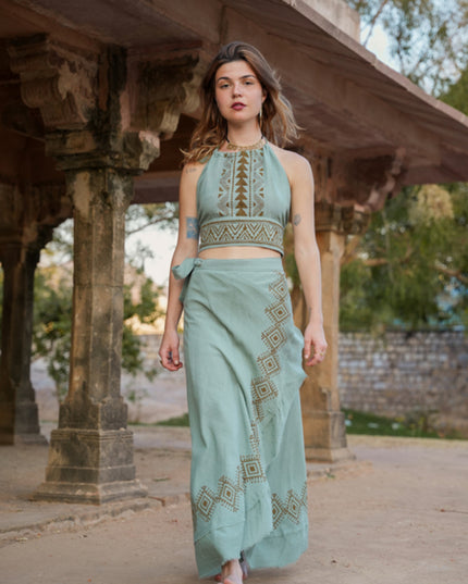 Mystic Mesa Sommertop Jadegrün