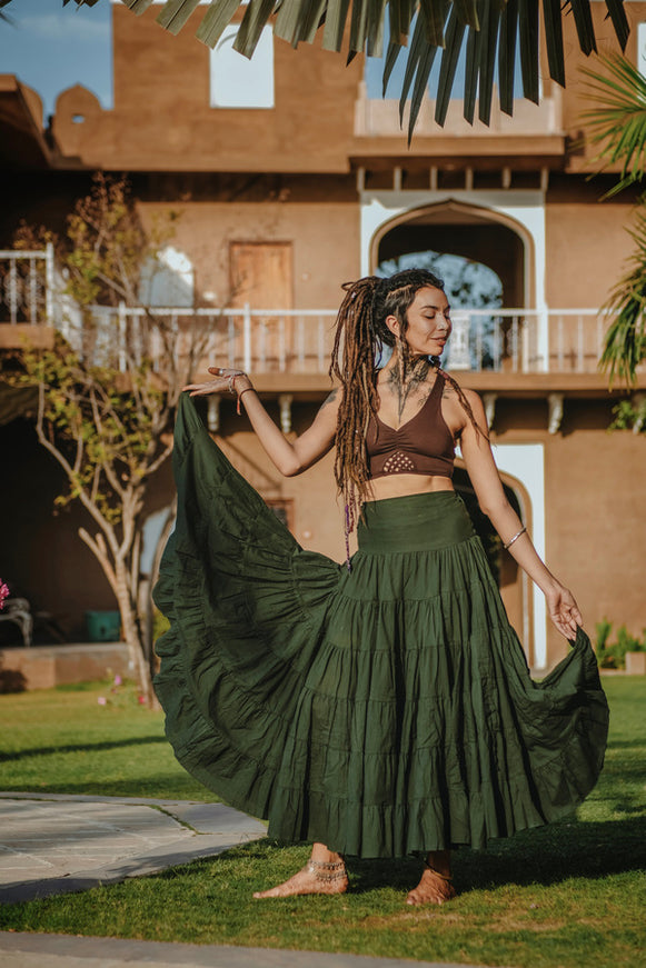 Real Gypsy Skirt Green 