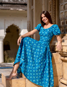 Belle Jurk Blauw