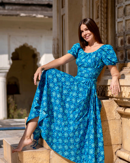 Belle Jurk Blauw