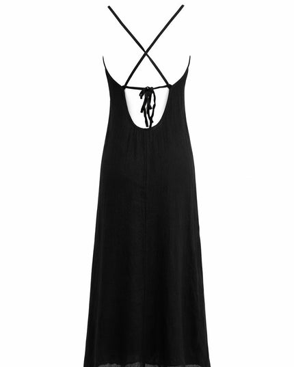 Dewi Dress - Bohemian Jurk Zwart