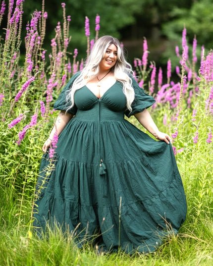 Tara Jurk Lang Groen