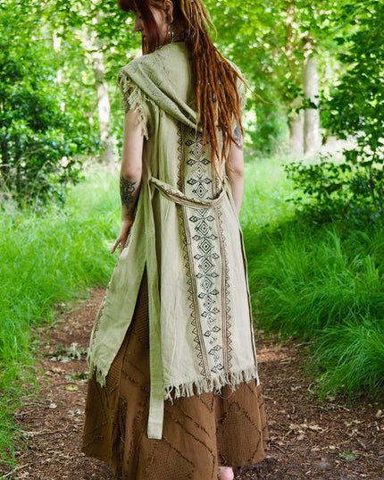 Soul wrap kimono Licht bruin