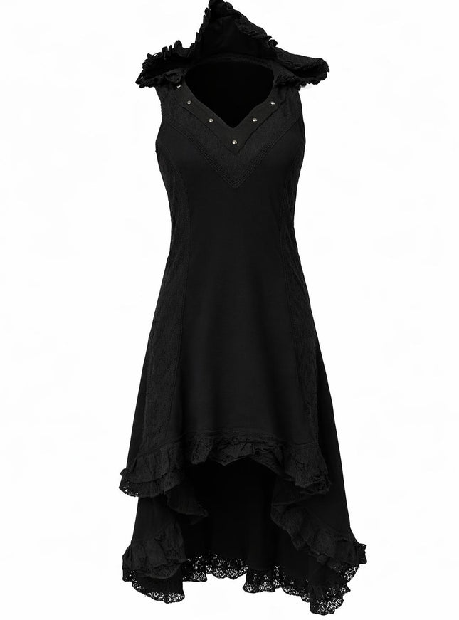 Boho Festival jurk Zwart