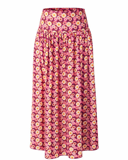 The Graces rok Print Roze