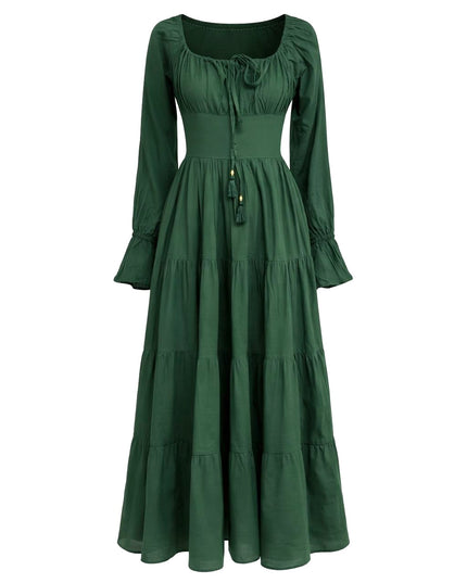 Vaiana Lange Jurk Groen