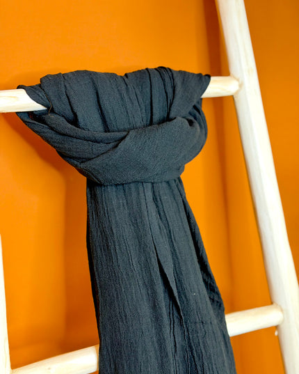 Cotton Scarf Black