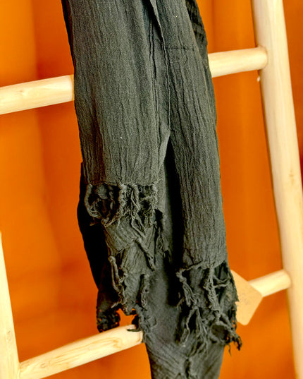 Cotton Scarf Black