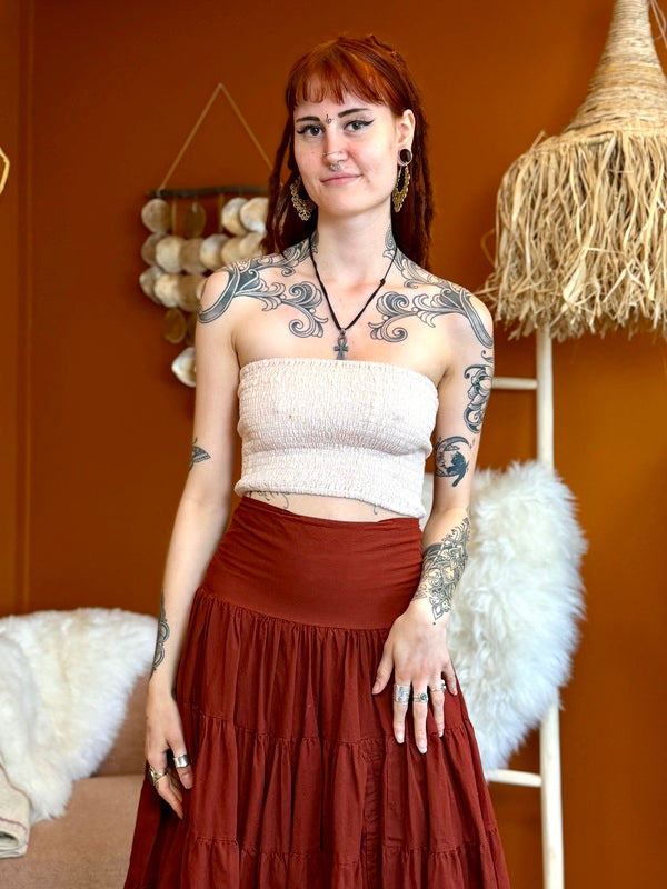 Smock zomertop zacht Roze