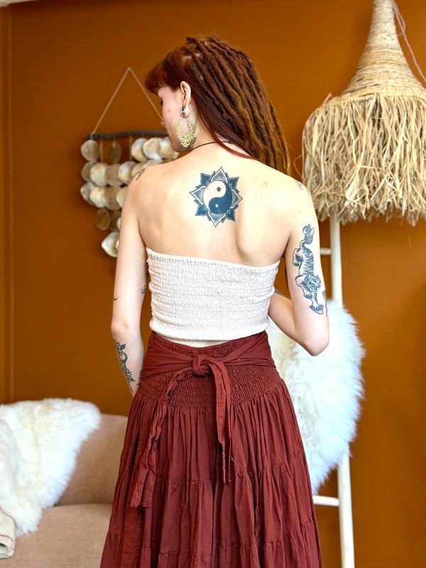 Smock zomertop zacht Roze