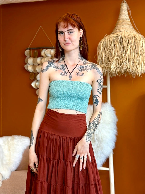 Smock zomertop Mint