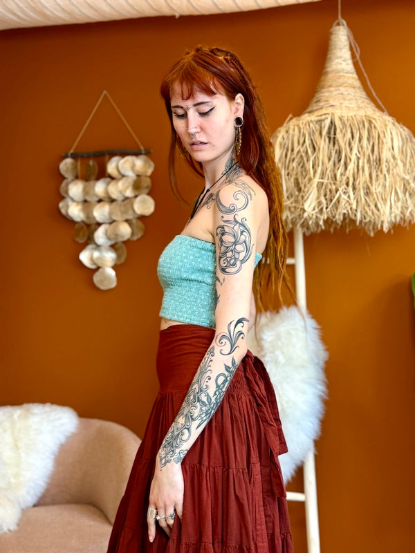 Smock zomertop Mint