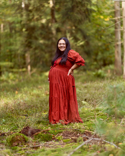 Vaiana Zomerjurk Warm Rood