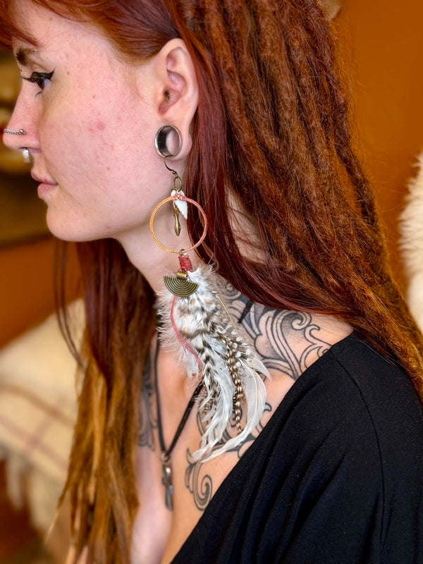 Echte Feather Earring 1