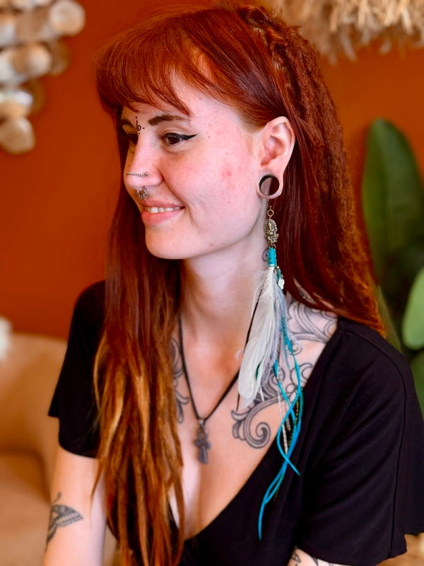 Echte Feather Earring 38