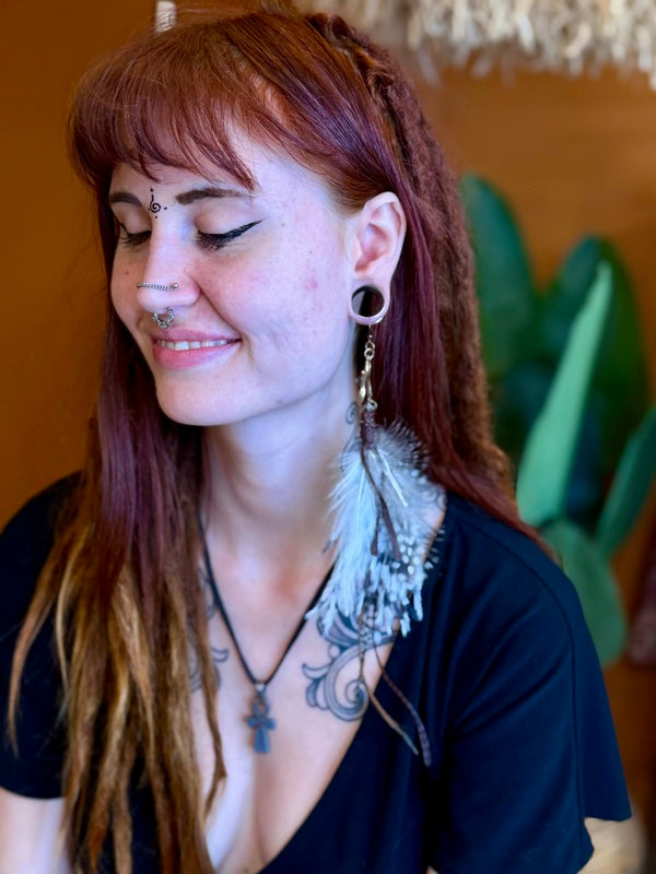 Echte Feather Earring 44