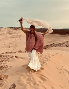 Desert Breeze poncho OudRoze