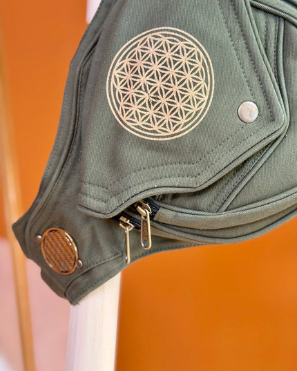 Mandala Belt Groen(extra lange riem)