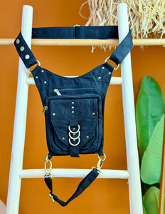 Tribal Belt Zwart (lange riem)