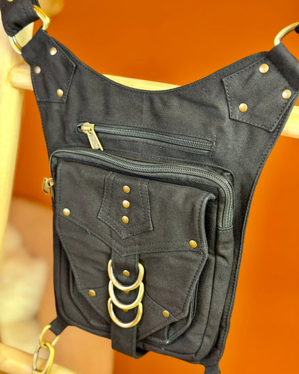 Tribal Belt Zwart (lange riem)