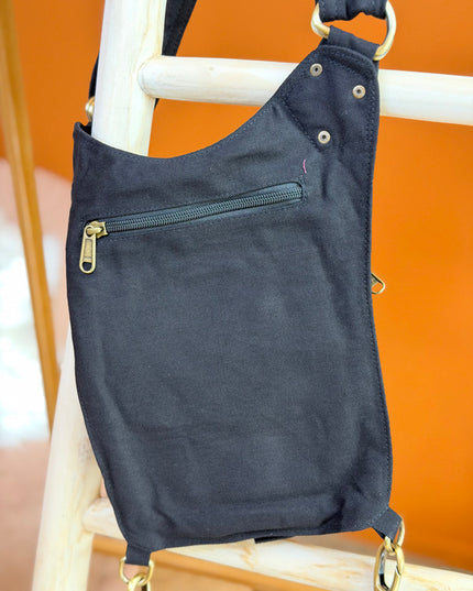 Tribal Belt Zwart (lange riem)